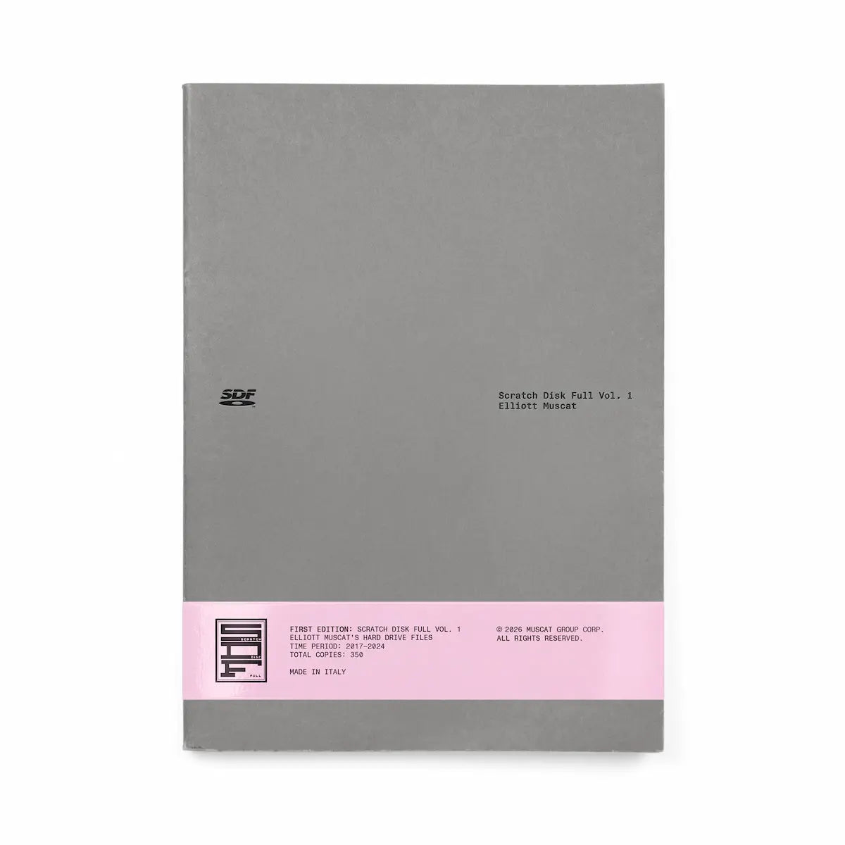SCRATCH DISK FULL VOL 1. [PRE-ORDER]